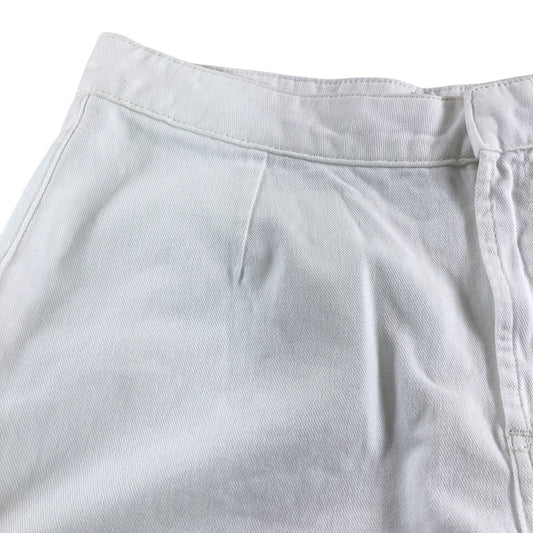 River Island Women's White Casual Shorts UK18 EUR44 New with Tags