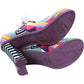 Hot Chocolate Design Geometric Heels Size UK 8 Women's Colourful Patterned Shoes