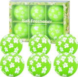 Green Flower Scented Shoe Fresheners Pack Of Six Ball Fresheners For Gym Bags