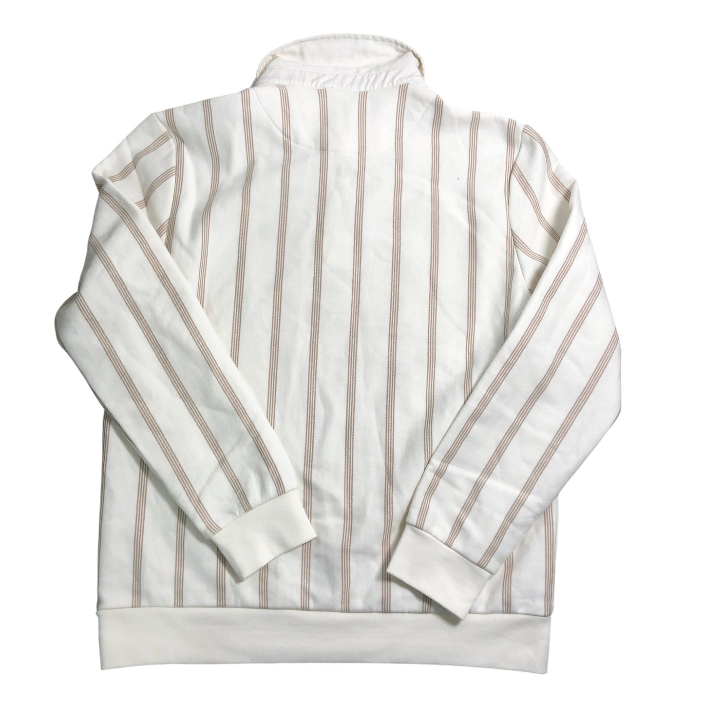 US Polo Assn Polo Shirt Large Men's Luxury Cotton Long Sleeve Whisper White