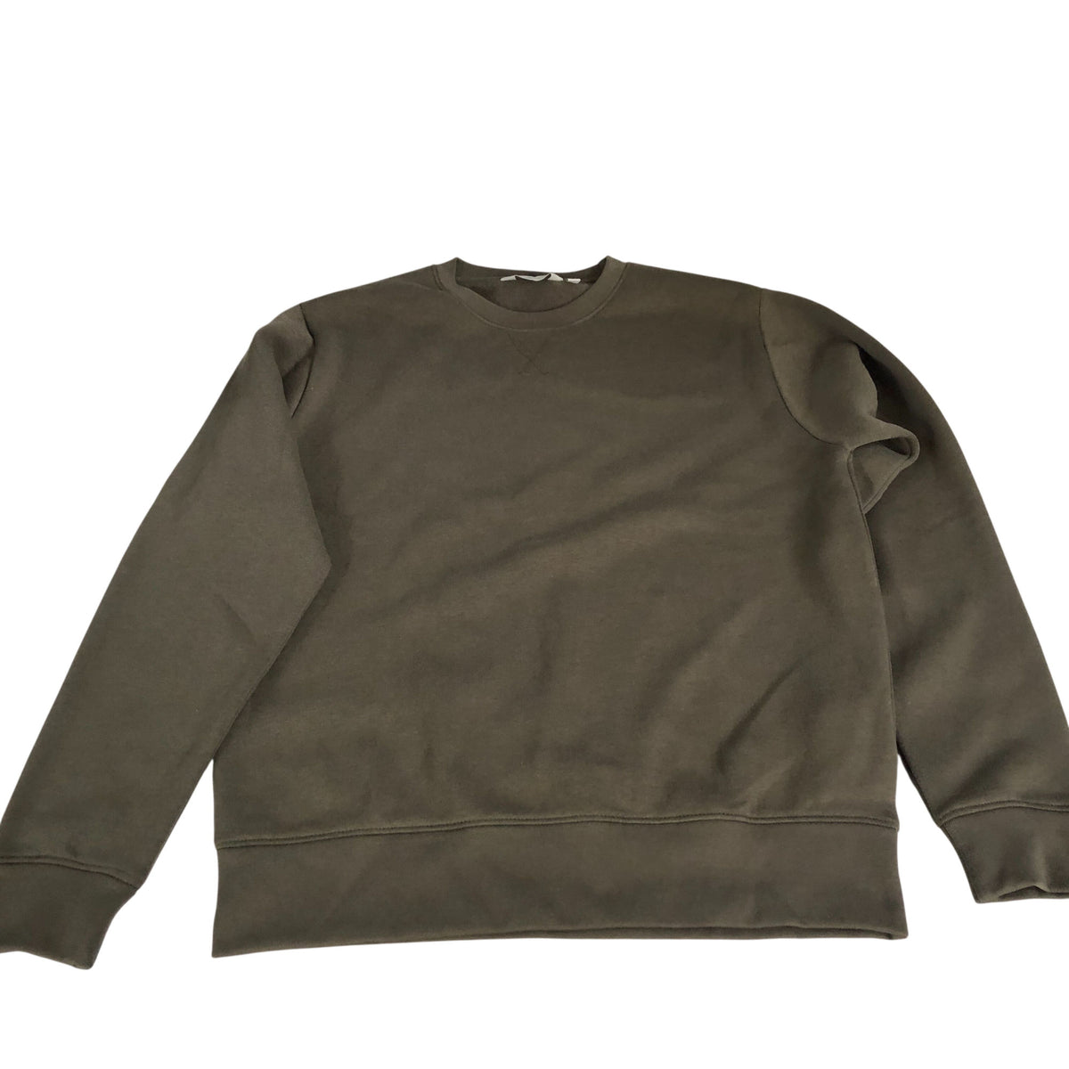 Kangaroo Poo Sweatshirt Size M Men's Olive Green Cotton Blend High Quality