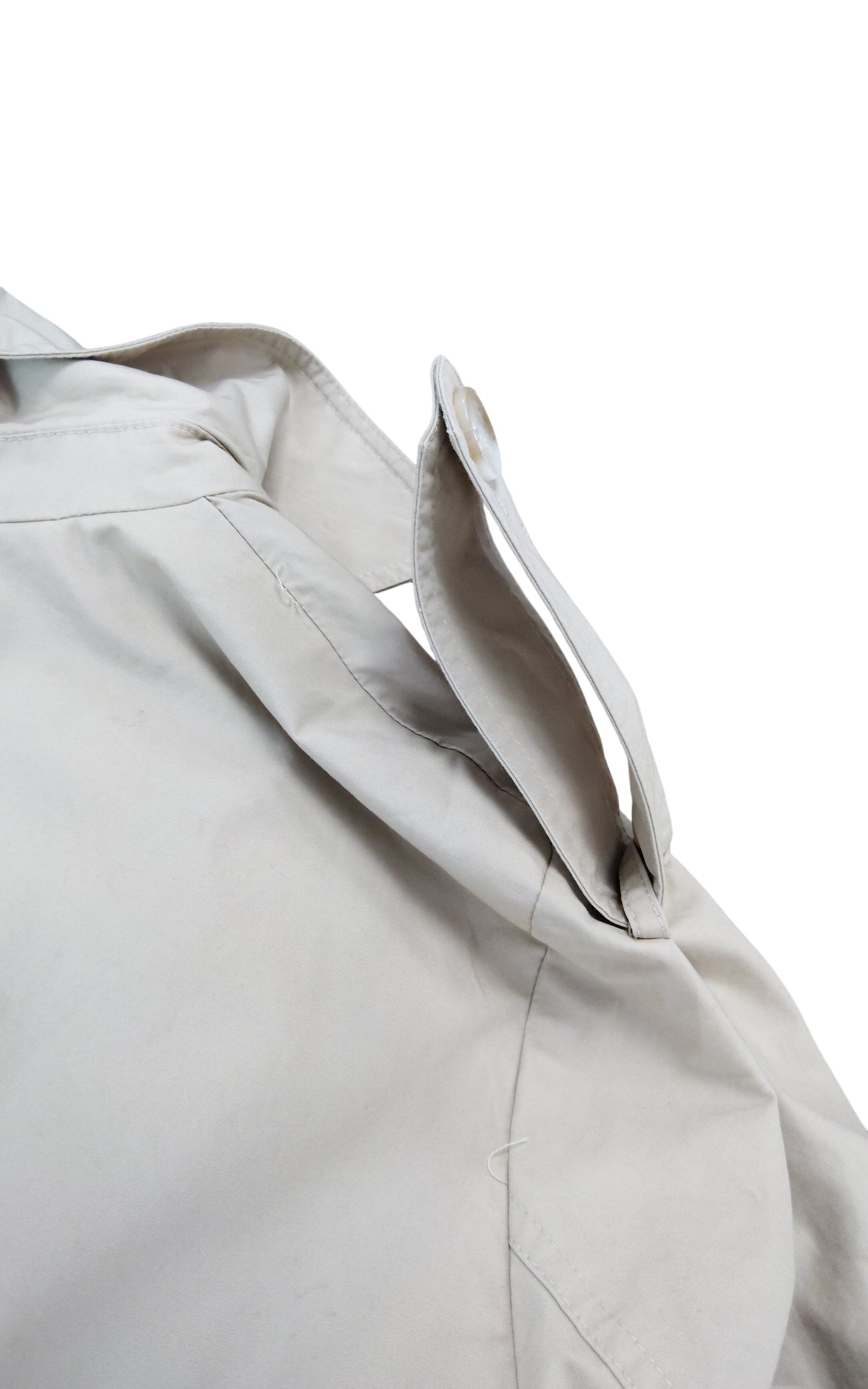 Trench Coat Size 12 Women's Classic Beige Double Breasted Outerwear