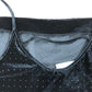 Velvet Camisole Top UK12 Women's Sparkle Sleeveless Black Classic