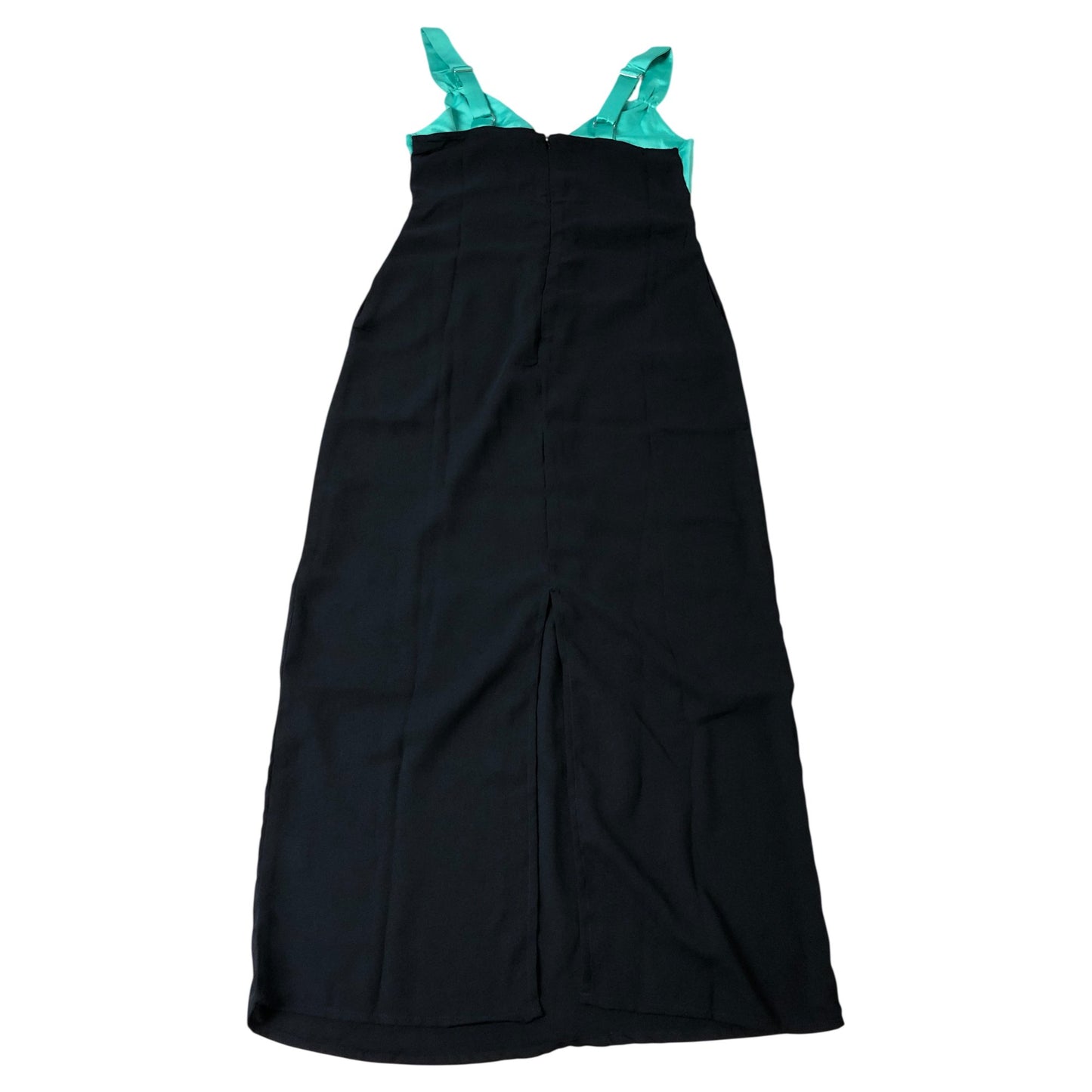 Women's Venice Dress UK10 Black Green Midi Elegant Style