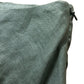 One Shoulder Dress UK16 Women's Green Linen Blend Short Sleeve