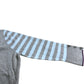 Waverly Jumper UK22 Women's Beige Striped High Neck Casual Sweater