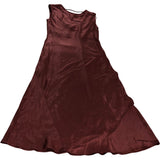 Dress UK12 Women's Maroon Sleeveless