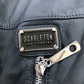 Scarleton Black Handbag Women's Soft Faux Leather Multiple Zipper Pockets