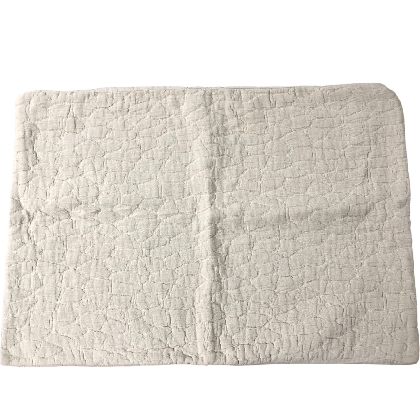 Organic Cotton Pillowcase Bedding 100% Cotton Beige Soft Fabric 56cm x 38cm