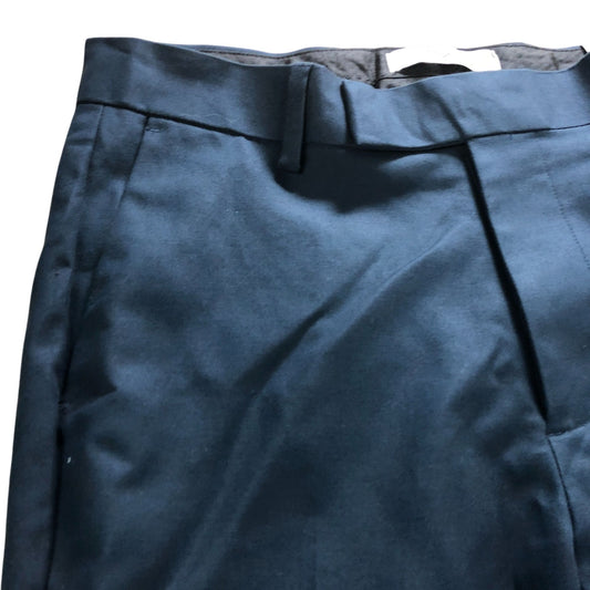 River Island Slim Fit Trousers UK32 Men's Navy Blue Smart Casual