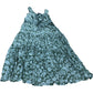 Floral Maxi Dress Size 10 Women's Green Casual Long Summer Style