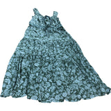 Floral Maxi Dress Size 10 Women's Green Casual Long Summer Style