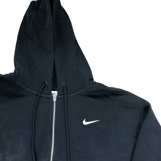 Nike Oversized Fit Hoodie XL Women's Black Zip Up Cotton Activewear
