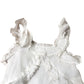 River Island Girls Frill Detail Dress White Summer Style Dress 6 Years