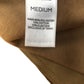 Trench Coat Medium Women's Beige Button Closure Tie Waist Long Sleeve Medium