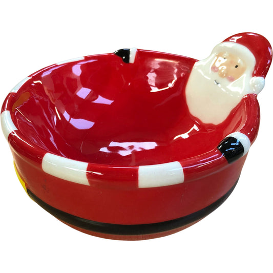 Santa Claus Candy Bowl Decorative Dish