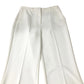 Wide Leg Trousers Women's Cream High Waist Flared Design UK10 Regular