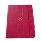 Red Faux Leather Tablet Case Protective Cover For iPad Samsung Galaxy 13.5 Inch