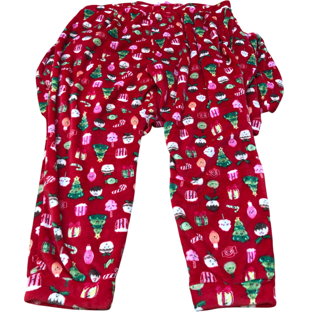 Festive Pyjama Set XXL Women's Red Christmas Patterned Sleepwear