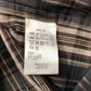 Graniph Beautiful Shadow Gentlemen Casual Shirt M Plaid Embroidered Top Hat