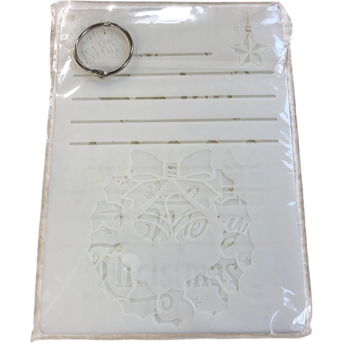 Quilax 22 Pcs Merry Christmas Stencils 7 x 5 Inch Multi Purpose Craft Kit