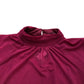 River Island Ruffled Sleeve Top Size 14 Women's Red Cotton Casual Blouse