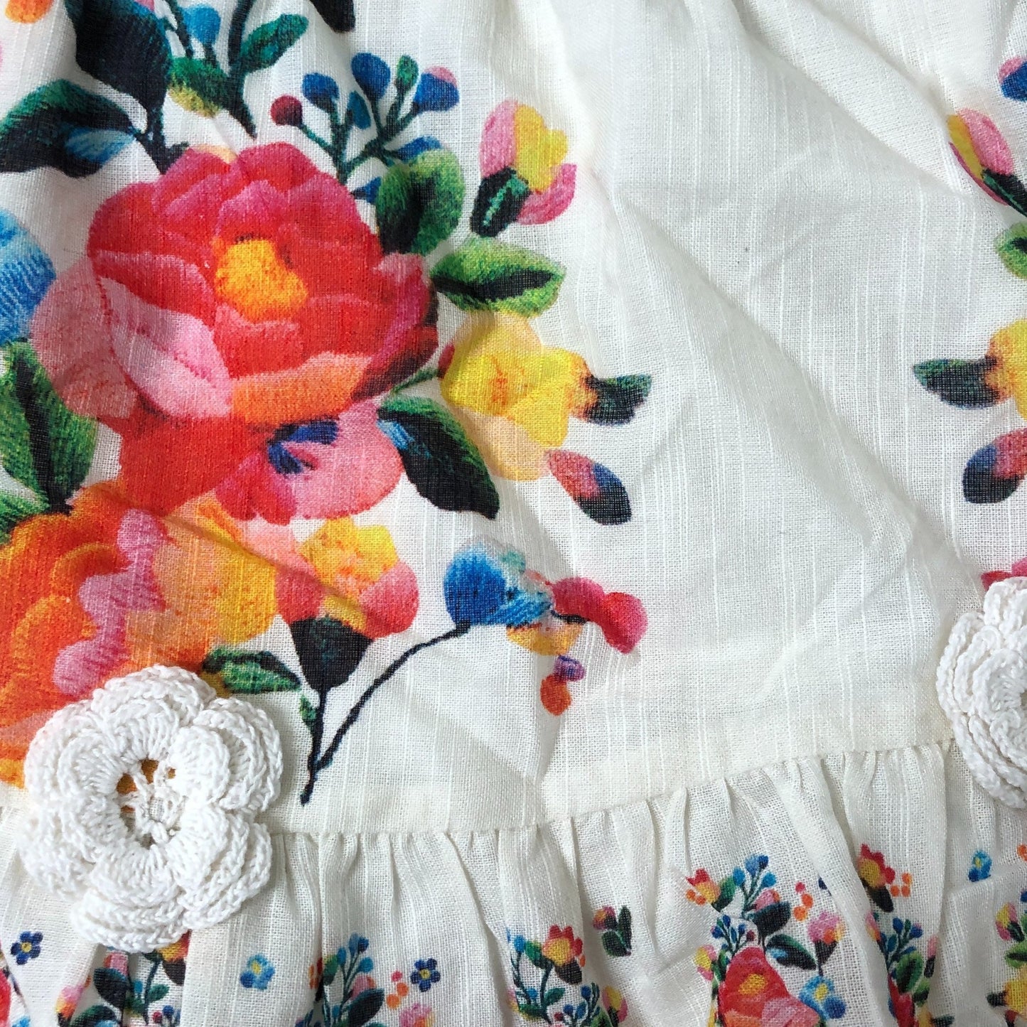 River Island Del Maar Girls Dress 2-3 Years Floral Print Summer Dress
