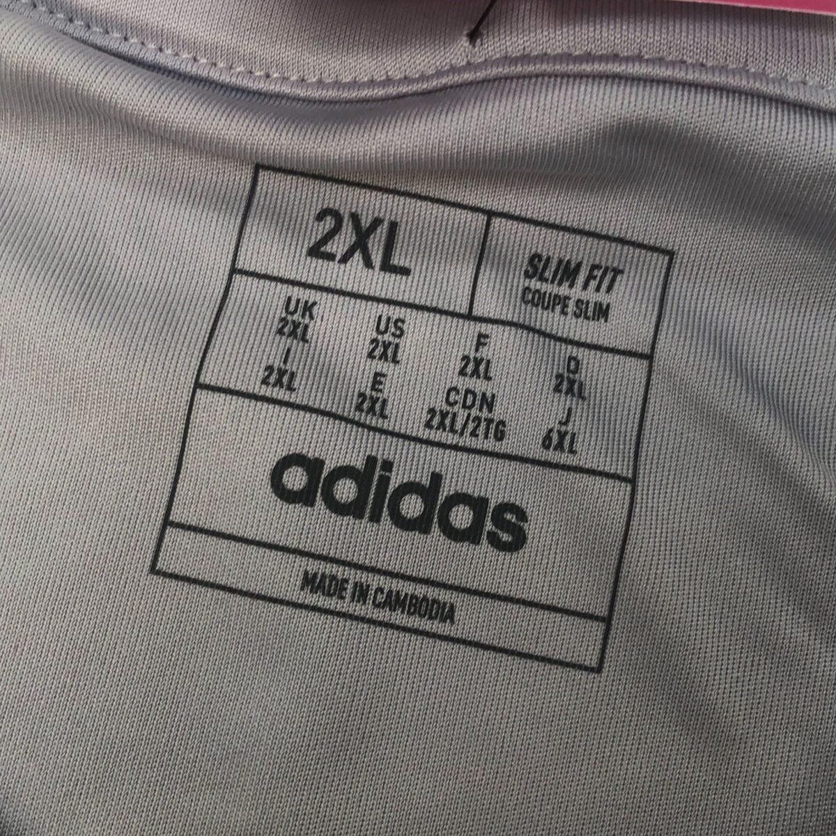Adidas Aeroready T-Shirt Grey Sports Activewear Size 2XL