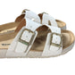 Tamaris Antelope Sandals UK6 Women's Beige Suede Buckle Comfort Shoes