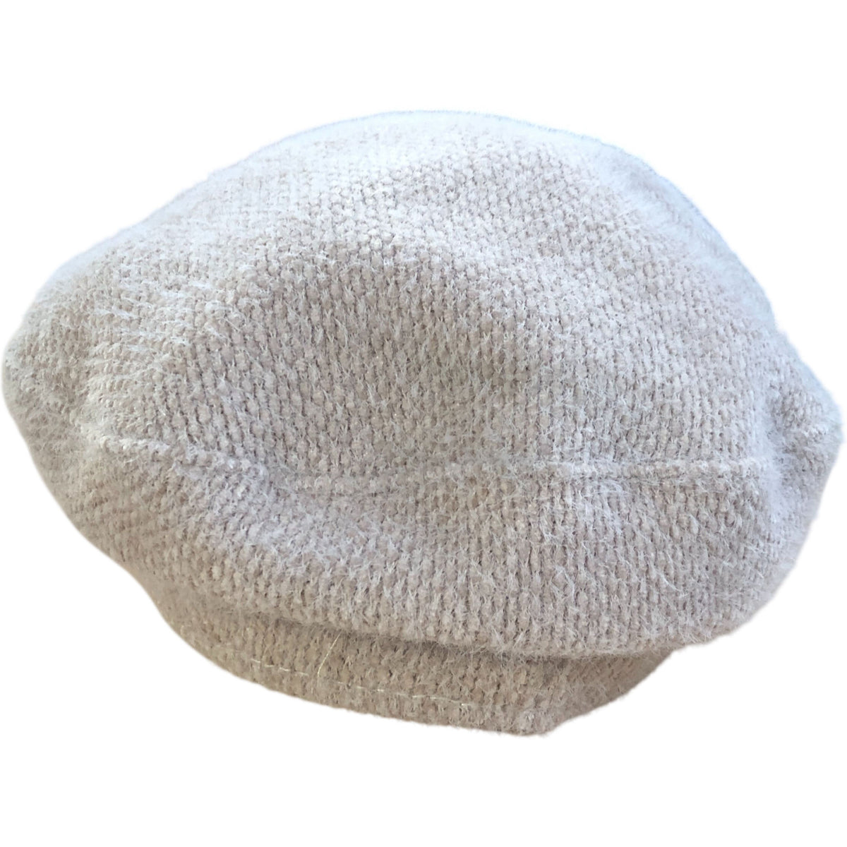 Textured Beige Baker Boy Cap Adult One Size