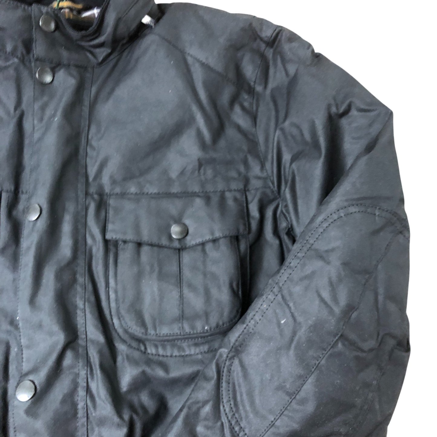 Barbour Wax Jacket 3XL Men Black Casual Outerwear Corbridge Model