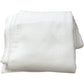 Superking Organic Cotton Blanket 280x260cm White Soft Textured Throw