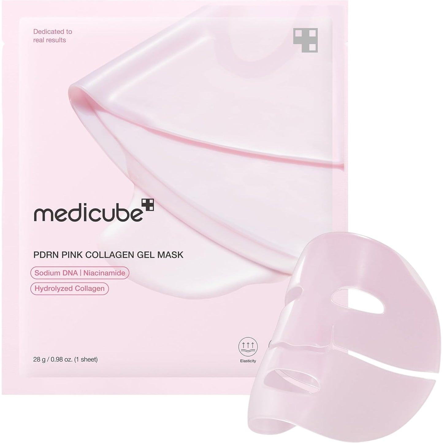 Medicube PDRN Pink Collagen Gel Mask 28g Hydrating Firming Skin Care