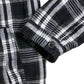 TOKYO LAUNDRY Men's Flannel Shirt Size M Black White Check Long Sleeve Top