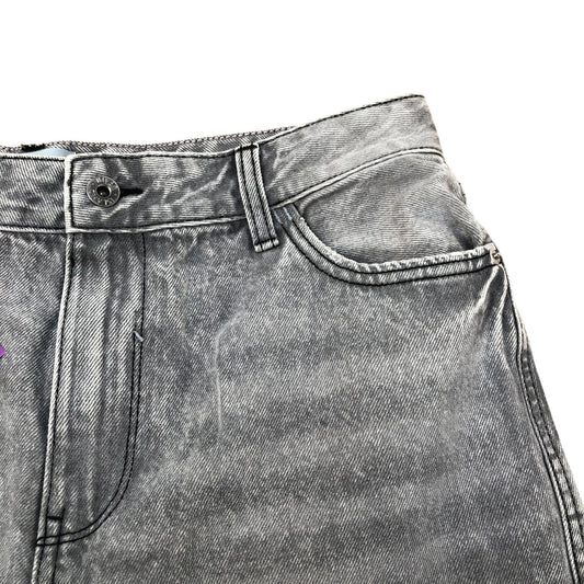 River Island Wide Leg Jeans Grey Denim Casual Loose Fit