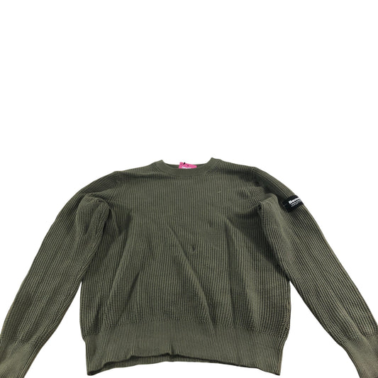Bench Olive Green Knitted Jumper Long Sleeve Casual Wear Large