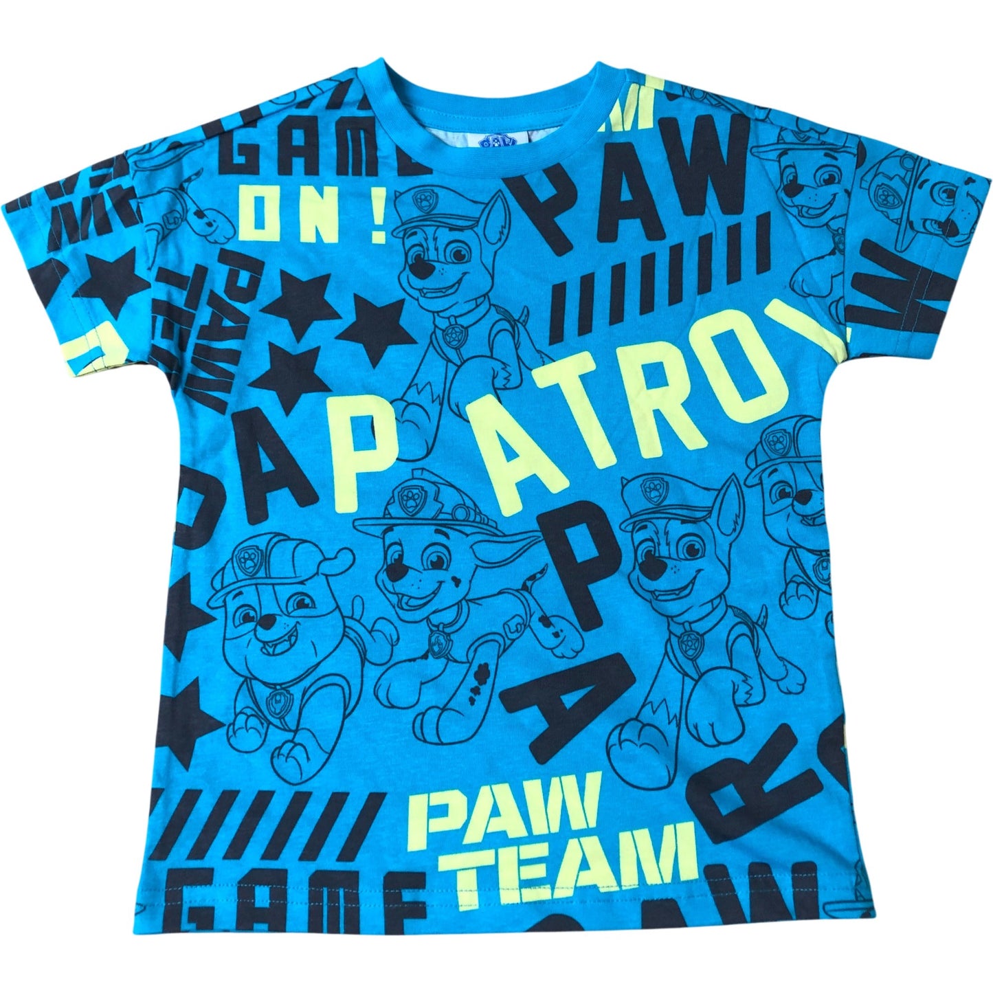Paw Patrol T-Shirts Kids Cotton Multi-Colour Pack Size 3-4 Years