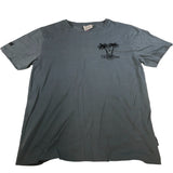 Tokyo Laundry T-Shirt Men's Size M Grey Palm Print Cotton Short Sleeve