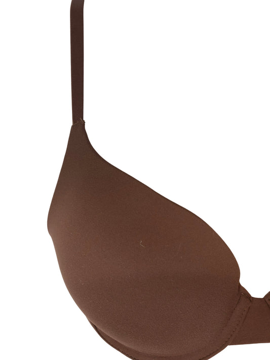 LOUNGE Push Up T-Shirt Bra 32C Women's Brown Recycled Nylon New with Tags