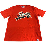 BOSS Athletic T-Shirt Size Medium Men's Short Sleeve Crew Neck Orange