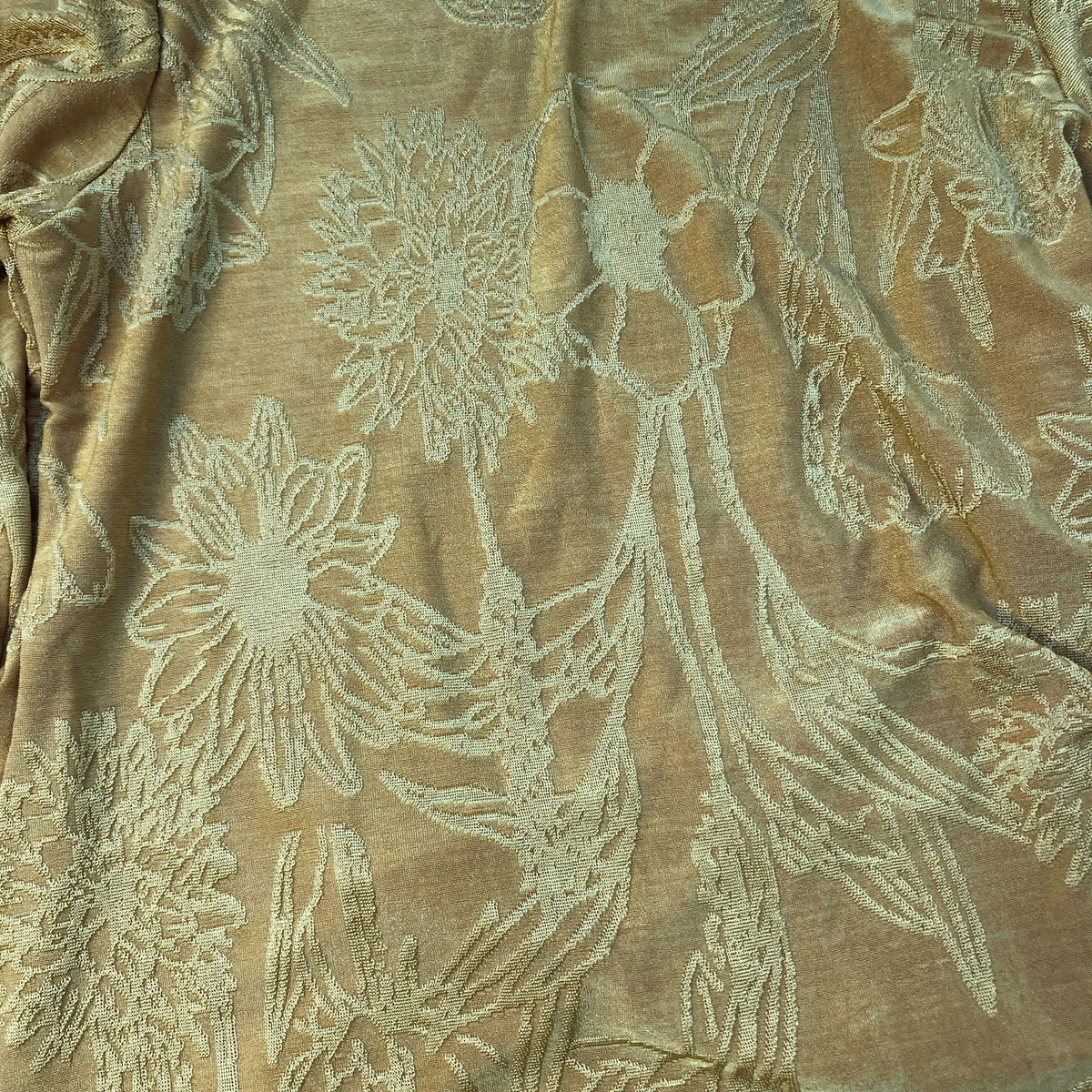 River Island Long Sleeve Sweater Women's Floral Design Yellow Pattern