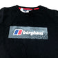 Berghaus Black T-Shirt Boys Short Sleeve Logo Cotton Size 13 Years