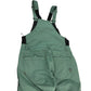 686 Snow Pants Dark Green Waterproof Insulated Trousers with Bib Size Medium