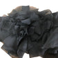 Bardot Black Floral Ruffle Sash Women Size 12 Chiffon Waist Belt Evening Wear