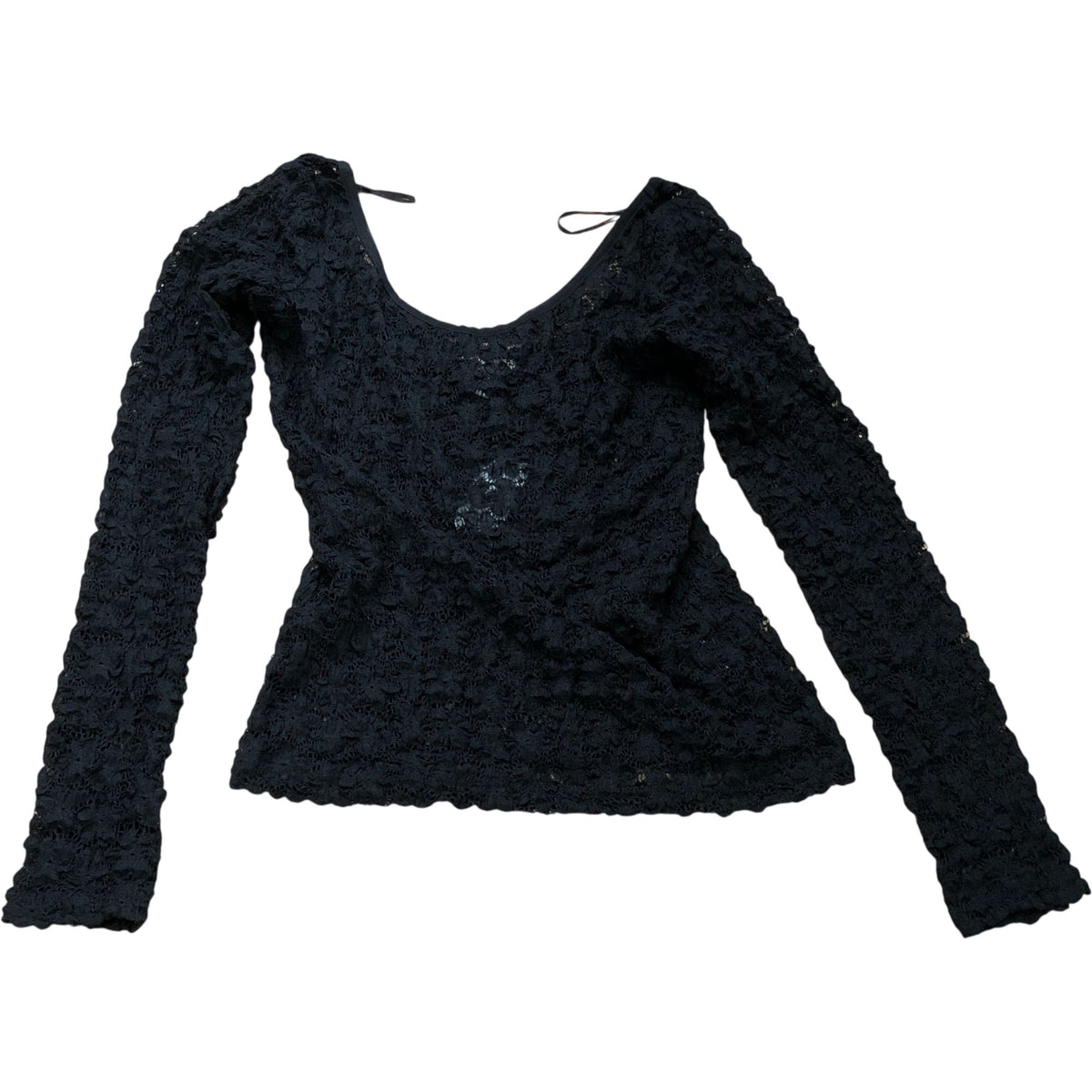 River Island Black Lace Body Top and Skirt Set Size 8