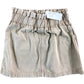 Girls Denim Skirt Size 7-8 Beige Casual Elastic Waist Summer Fashion
