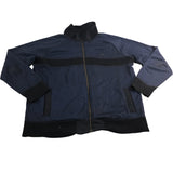 Converse All Star Track Jacket XL Men's Blue Polka Dot Zip Up Activewear Hoodie