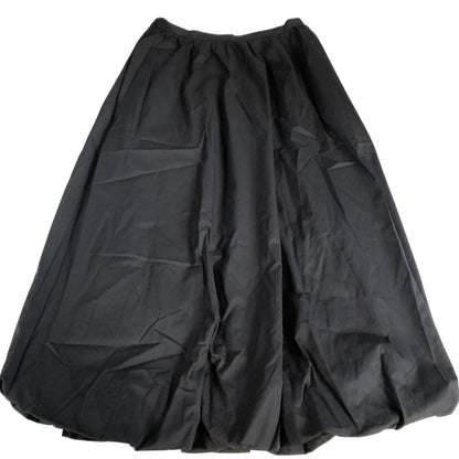 River Island Women's Black Flared Pleated Style Soft Polyester Cotton Blend