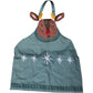 Kids Reindeer Apron 100% Cotton Festive Kitchen Accessory