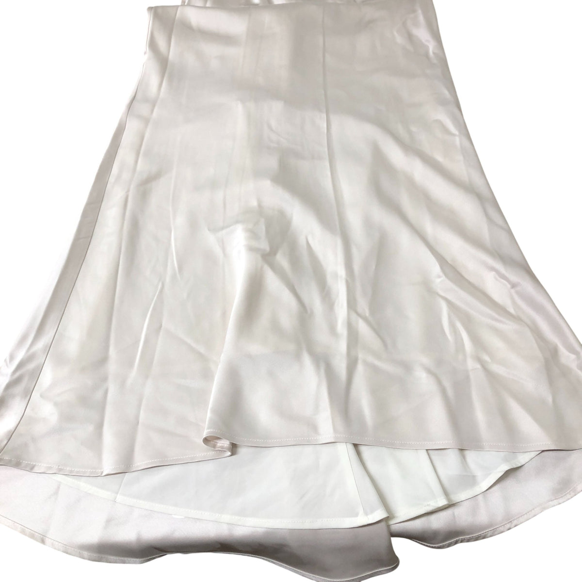 Jarlo Bridesmaid Dress Halter Neck Long Satin Ivory Elegant UK8